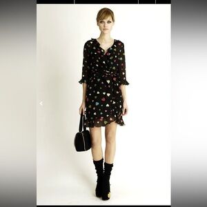 Moschino Cheap & Chic Pre-Fall 2012 Hearts Dress, size 12